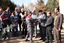 گزارش تصویری از آئیین درختکاری و تقدیر ازهمکاران فضای سبز دانشگاه